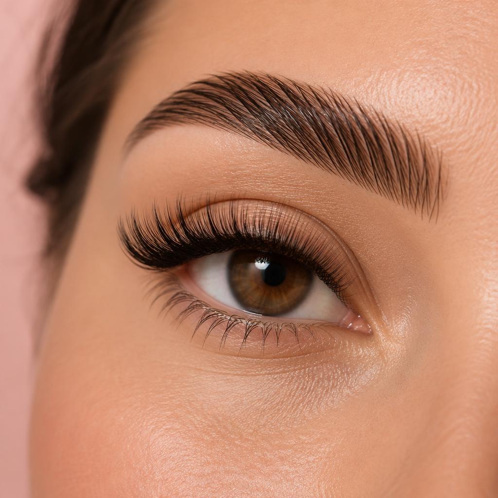 Lash and brow detail